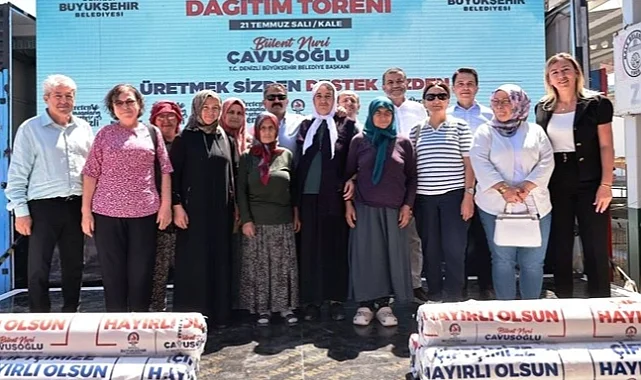Denizli Büyükşehir'den üreticiye büyük destek