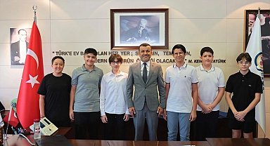 Denizli'de Başkan Çavuşoğlu LGS şampiyonlarını ağırladı