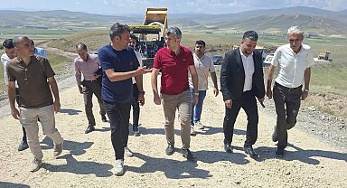 Diyadin Kaymakamı Korkusuz'dan köy yollarına yakın mercek