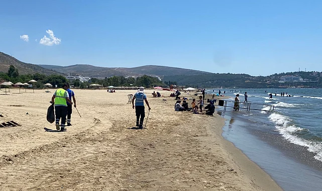 Efes Selçuk sahillerinde temizlik mesaisi devam ediyor