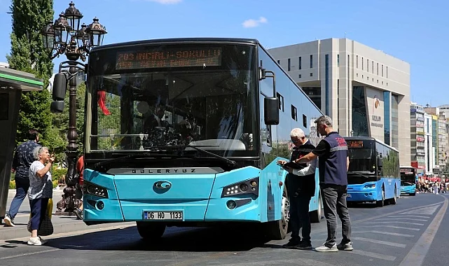 EGO'dan toplu taşımada klima ve hizmet denetimi