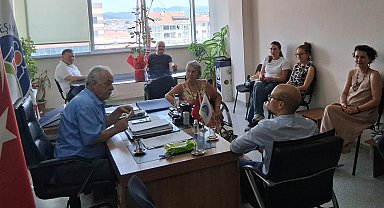 ERÇED yönetiminden Keşan Kent Konseyi'ne ziyaret