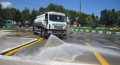 Giresun Belediyesi'nden yıkama harekatı
