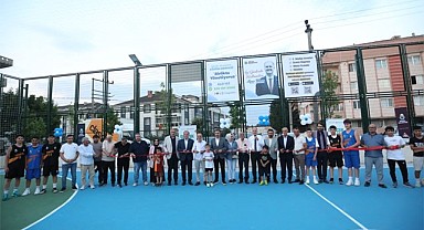 İnegöl Belediyesi’nden Süleymaniye Mahallesi’ne Yeni Semt Sahası ve Otopark