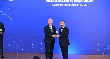 İnegöl Belediyesi’ne “Yalın Belediyecilik” ile Türkiye çapında ödül