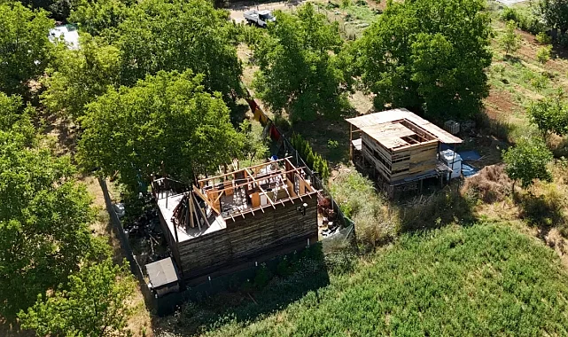 İnegöl Belediyesi'nden Çitli'de 16 kaçak yapıya müdahale