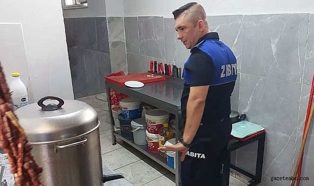 İnegöl'de Döner Salonlarına Zabıta Denetimi