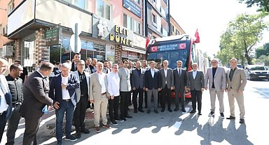 İnegöl’de Metrobüs İçin İlk Test Sürüşü Gerçekleştirildi