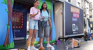 İstanbul Maltepe'de çocuklar "Çöp ve Hazine" ile hem eğlendi hem öğrendi