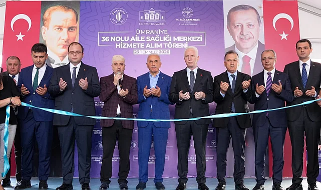 İstanbul'un 1121. Aile Sağlığı Merkezi Ümraniye'de hizmete açıldı
