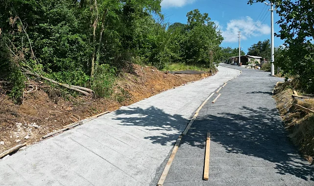 İzmit'ten Akmeşe'ye dayanıklı beton yol
