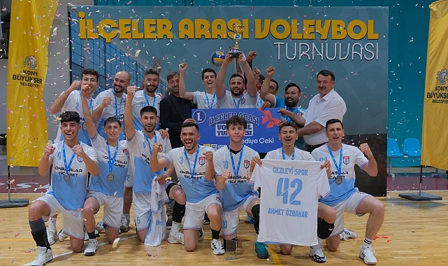 Konya'da voleybolun şampiyonu Hadim