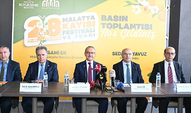 Malatya Kayısı Festivali ve Fuarı'nın 28'incisi düzenlenecek