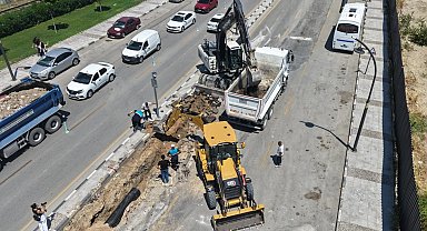 Manisa Cider Yolu'nda su baskınlarına kalıcı çözüm