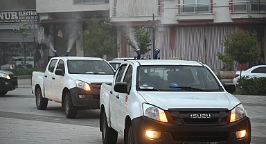 Manisa Sarıgöl'de ilaçlama çalışması