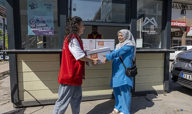 Mersin'de anne adaylarına 'Hamile Bakım Sütü' desteği