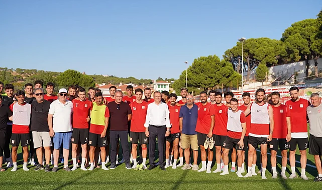 Mesut Ergin'den Ayvalıkgücü Belediyespor'a ziyaret