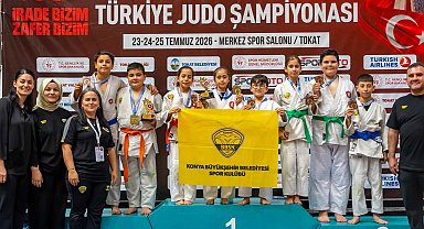 Minik judoculardan 8 madalya