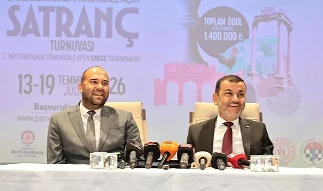 Pamukkale Açık Satranç Turnuvası Denizli'de başlıyor