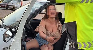 Polise Zorluk Çıkaran Sürücüye Adli İşlem
