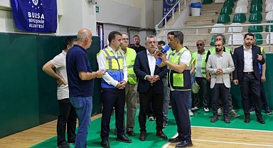Şahin Başol Spor Kompleksi’ndeki yüzme havuzuna dört mevsim kullanım hazırlığı