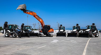 SASKİ filosuna 6 yeni iş makinesi ekledi