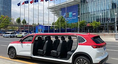 Togg T10X limuzin modeli zirveye özel hizmette
