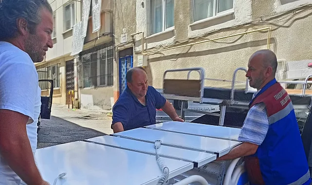 Trabzon'da ihtiyaç sahiplerine hasta yatağı desteği