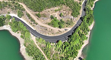 Yuvacık Barajı yolu yenilendi