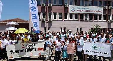 Sağlık Emekçileri Sokağa İndi